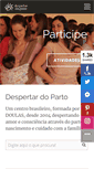 Mobile Screenshot of despertardoparto.com.br